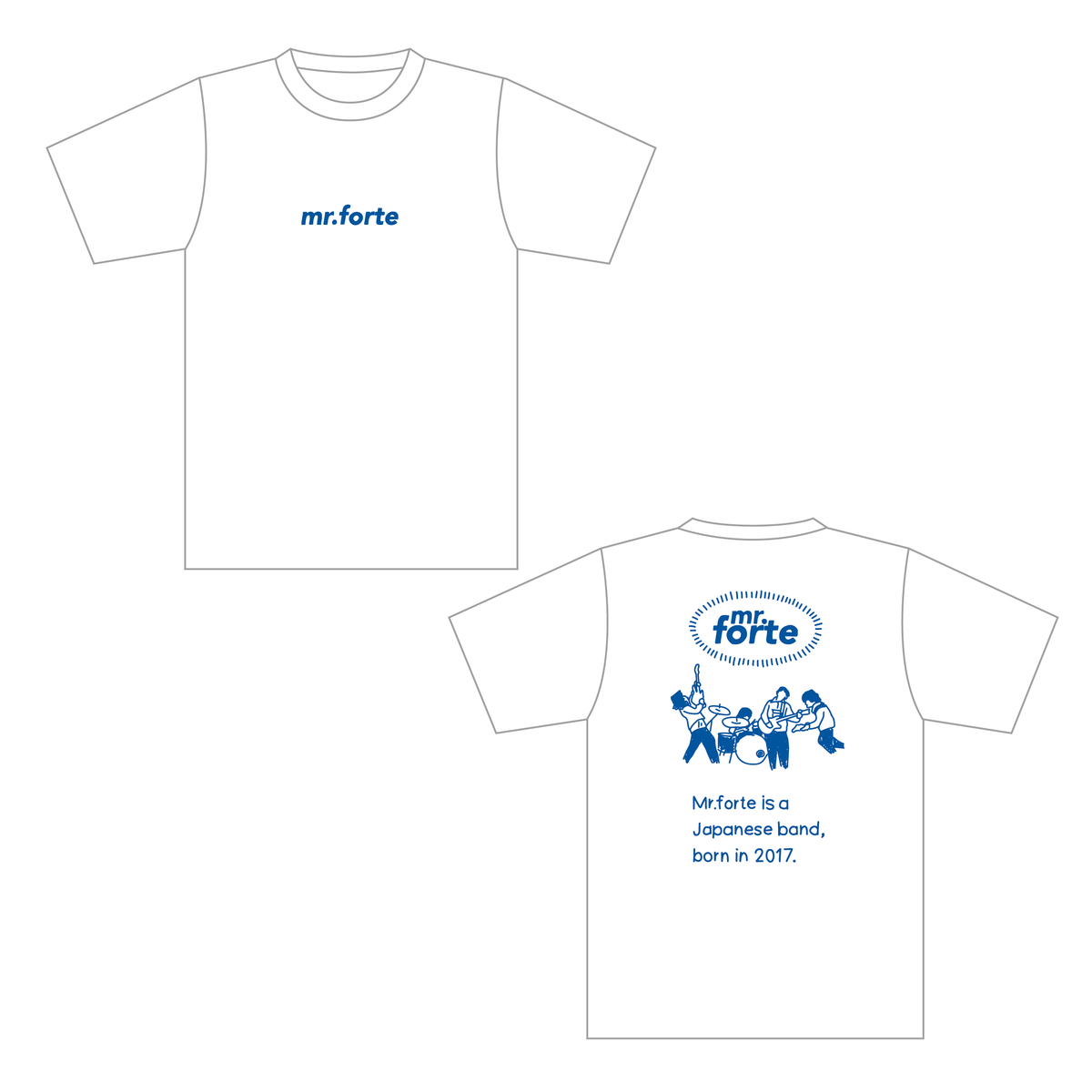 mr.forte T-shirt（白）